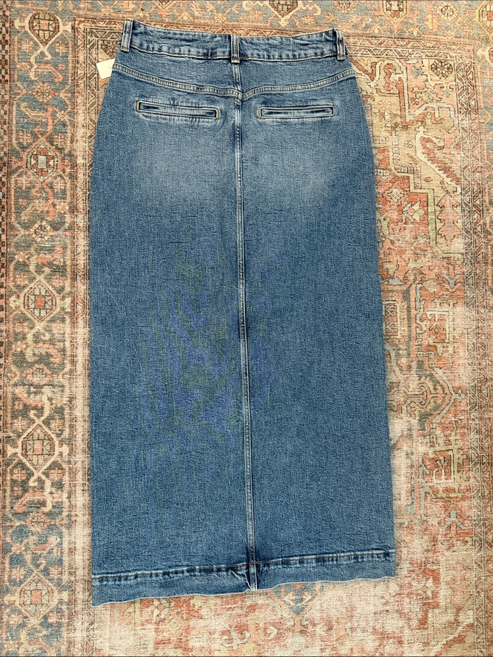 ANTHROPOLOGIE Pilcro Denim Buttondown Pencil Skirt Sz 10 - NWT! - Picture 11 of 13